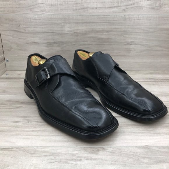 Lloyd Oxford Mens 12.5 Odell Black Leather Monk Strap Dress Shoes main image 11